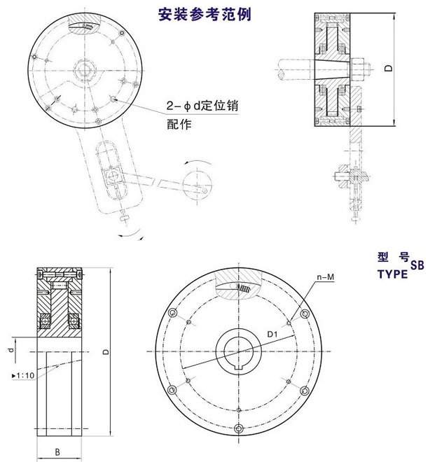 SB-A SB-B滚柱式单向草莓视频免费在线观看结构图 SB-A SB-B滚柱式单向草莓视频免费在线观看结构图