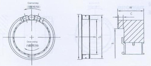 FWD CRB滚柱单向草莓视频免费在线观看结构图 FWD CRB滚柱单向草莓视频免费在线观看结构图